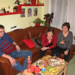 Silvestr 2009 u táty (zleva stré