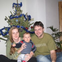 PF 2009 (Lenka, Lukášek, já)