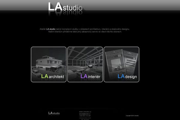 levné webové stránky - redesign a aktualizace LAstudio.cz